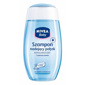 nivea baby szampon nadający połysk z proteinami jedwabiu