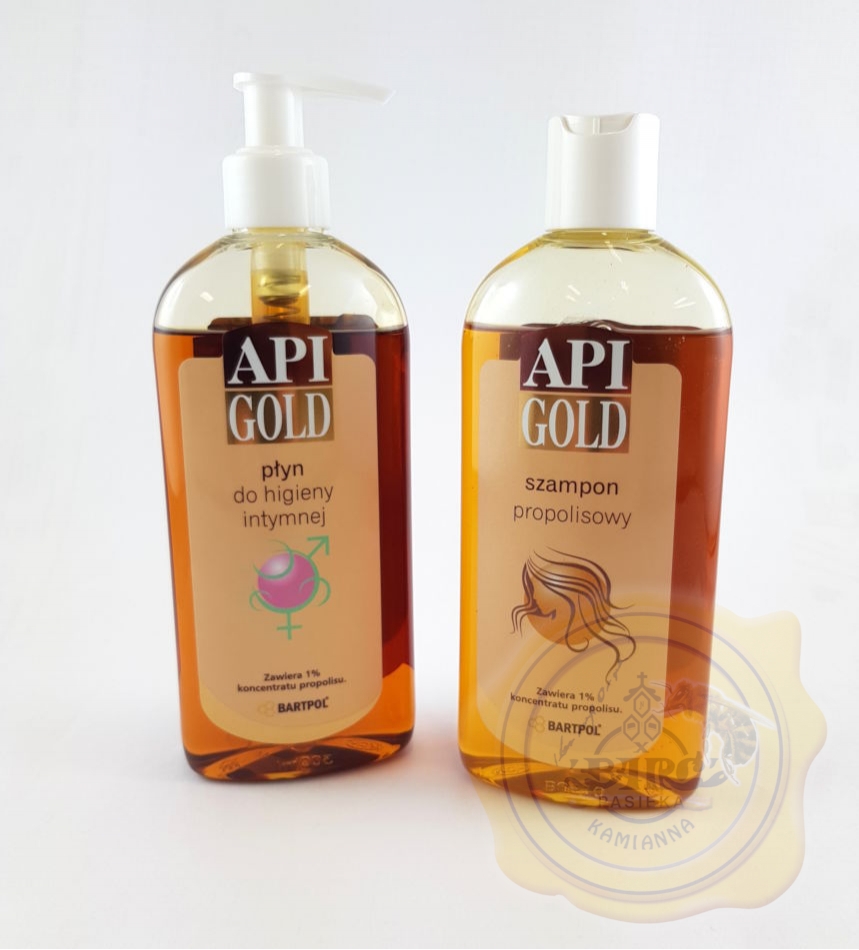 api gold dermatologiczny szampon propolisowy