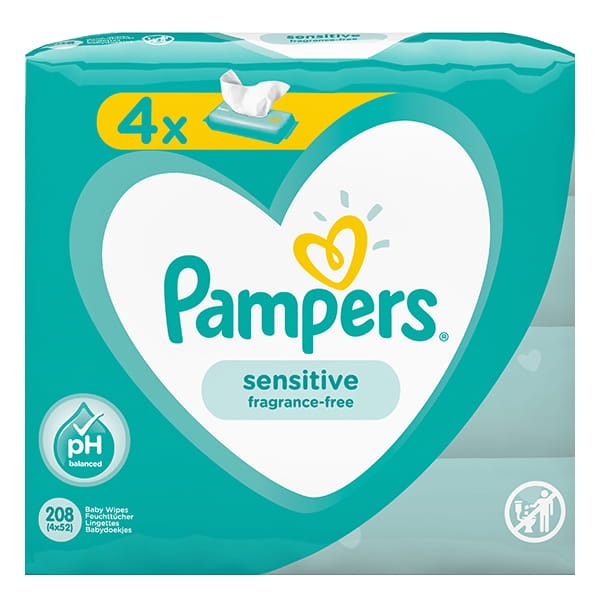 pampers sensitive skład