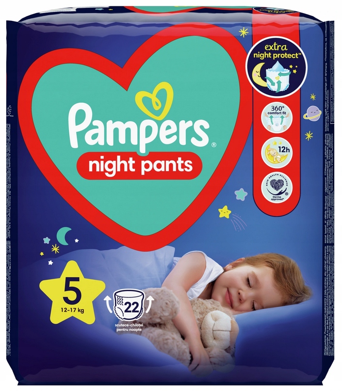 mega paka pampers pielichomajtki 5