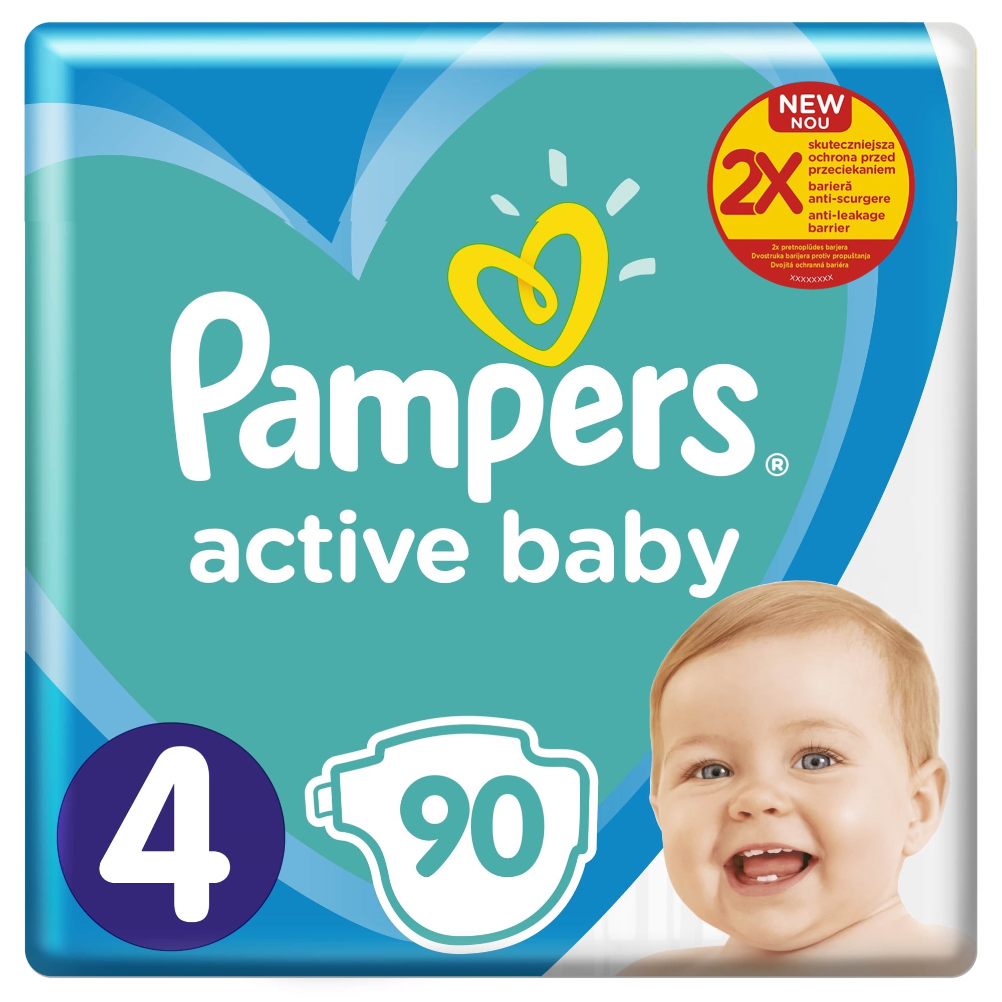 pampers active baby 4 giant box