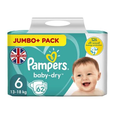 pampers nappies 6