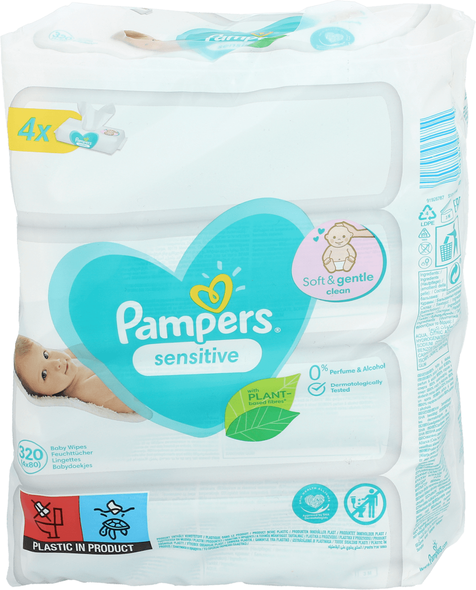 pampers chusteczki od urodzenia