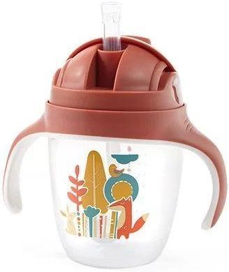 BabyOno 1464/01 Kubek niekapek z obciążaną słomką 240ml