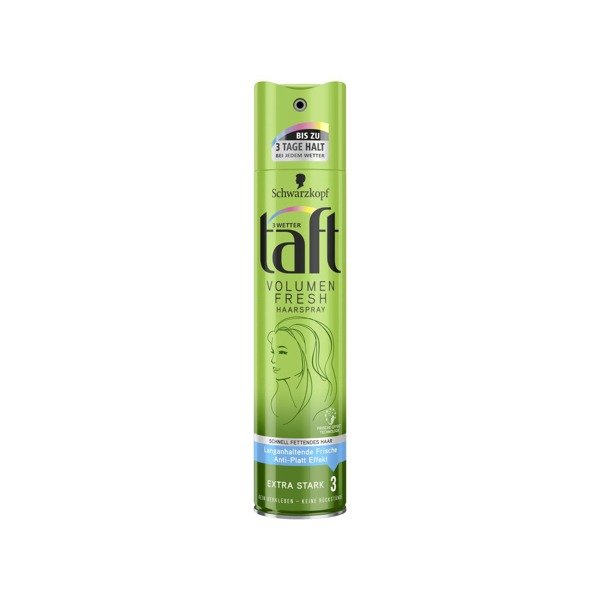 lakier do włosów taft volumen fresh 3 250ml