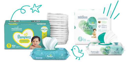 pampers products