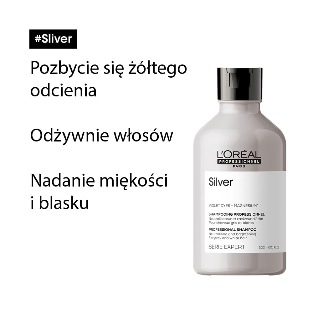 loréal professionnelsérie expert silver szampon do włosów siwych