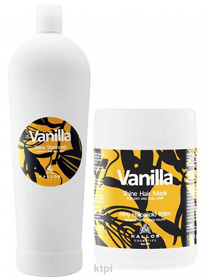 kallos vanilla odżywka do włosów suchych i matowych 1000ml