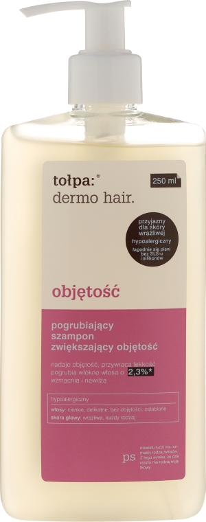 dermo hair pogrubiający szampon zwiększający objętość 250ml rossman