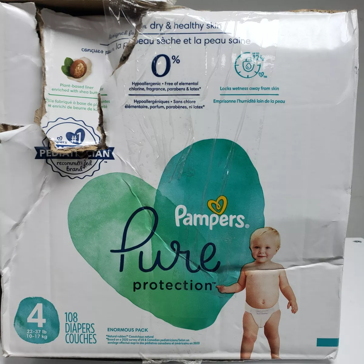 pampers protection pure