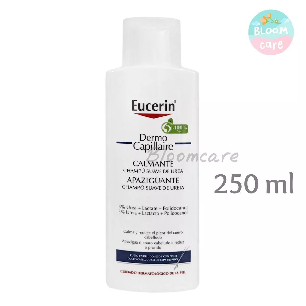 eucerin dermocapillaire calming 5 urea shampoo szampon 250 ml