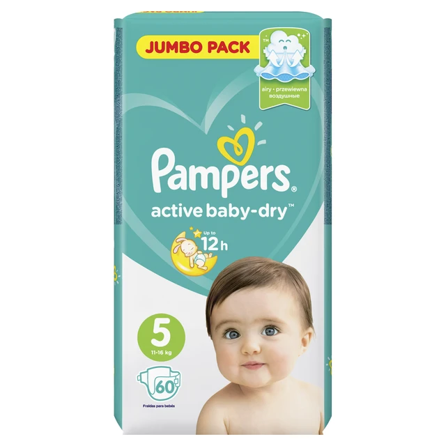 pampers active baby dry 5 jumbo