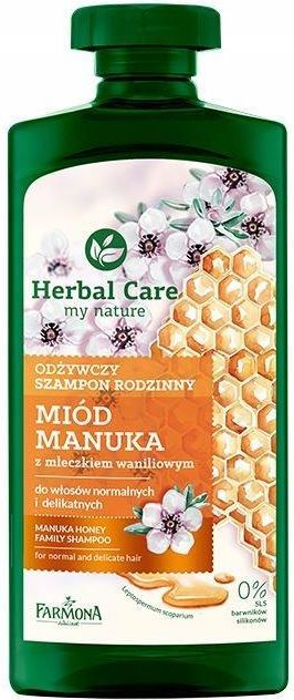 farmona herbal care szampon do włosów miód manuka 500ml