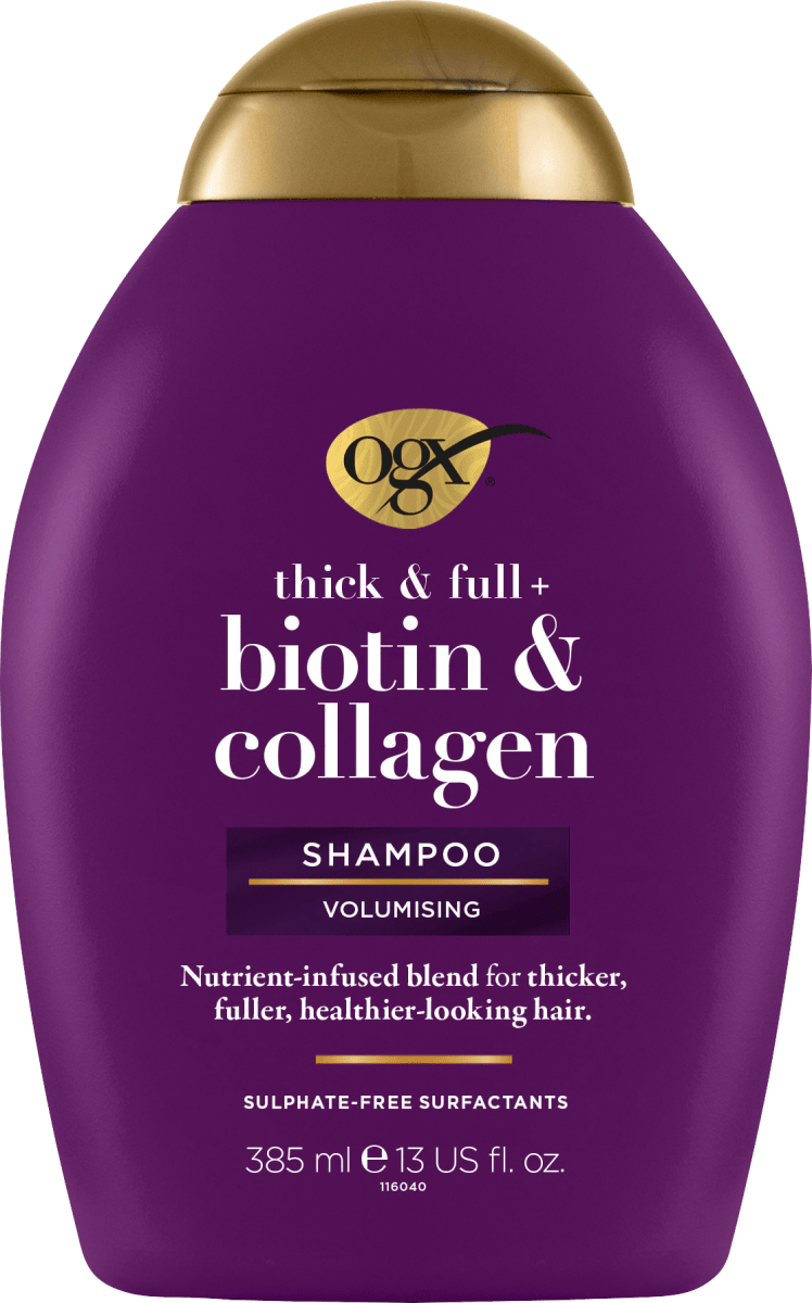 szampon ogx thick & full biotin & collagen rossmann