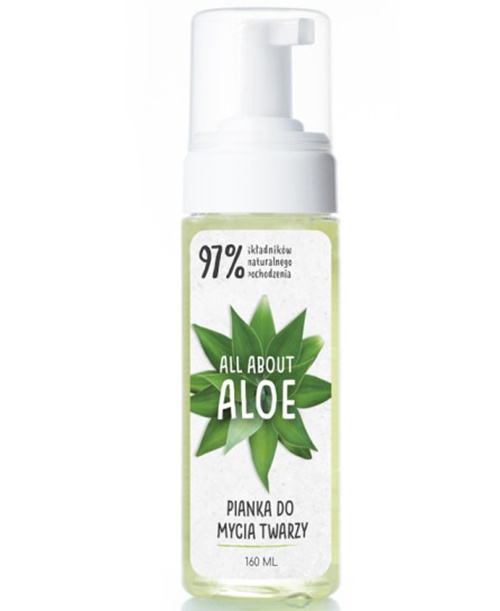 pianka do mycia twarzy all about aloe opinie