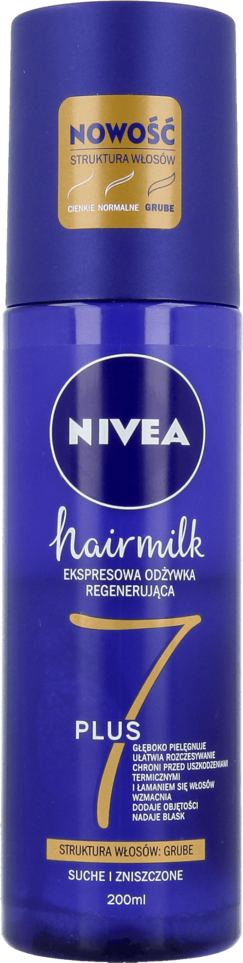 nivea hairmilk odżywka do włosów o strukturze cienkiej allegro