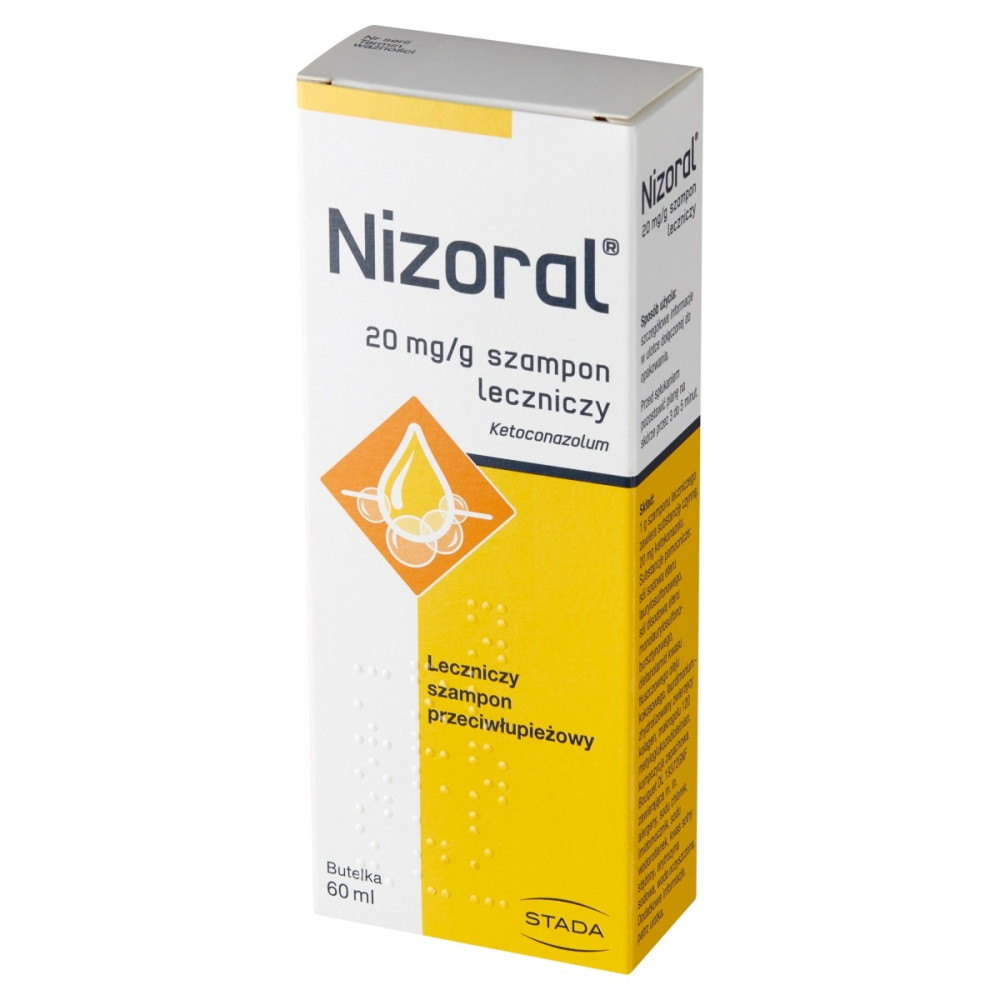 nizoral 20 mg g szampon leczniczy 60 ml