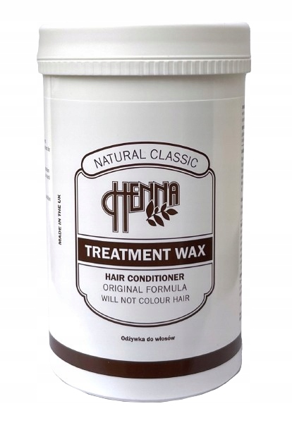 natural henna treatment wax 480g odżywka do włosów z aloesem