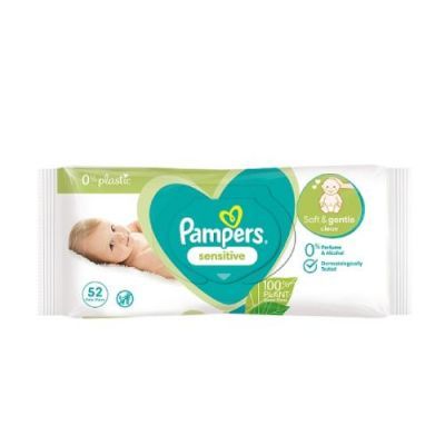 chusteczki pampers sensitive 52 szt