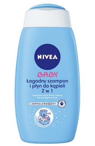 nivea baby łagodny szampon i płyn do kąpieli 2w1