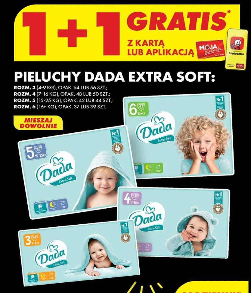 pieluchy dada promocja 2019