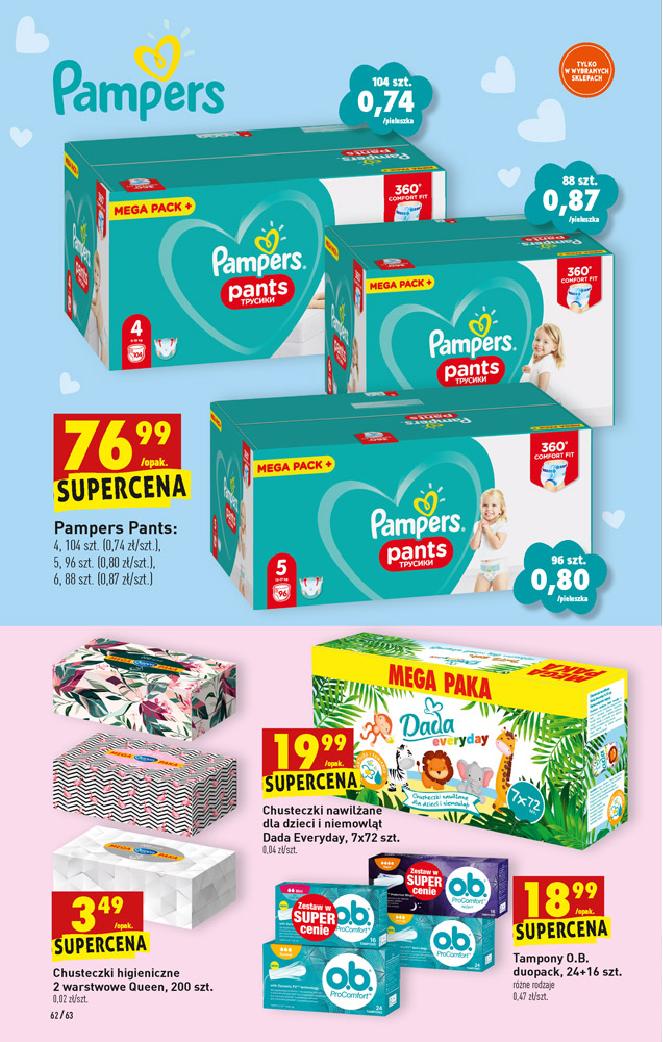 pampers biedronka 2020