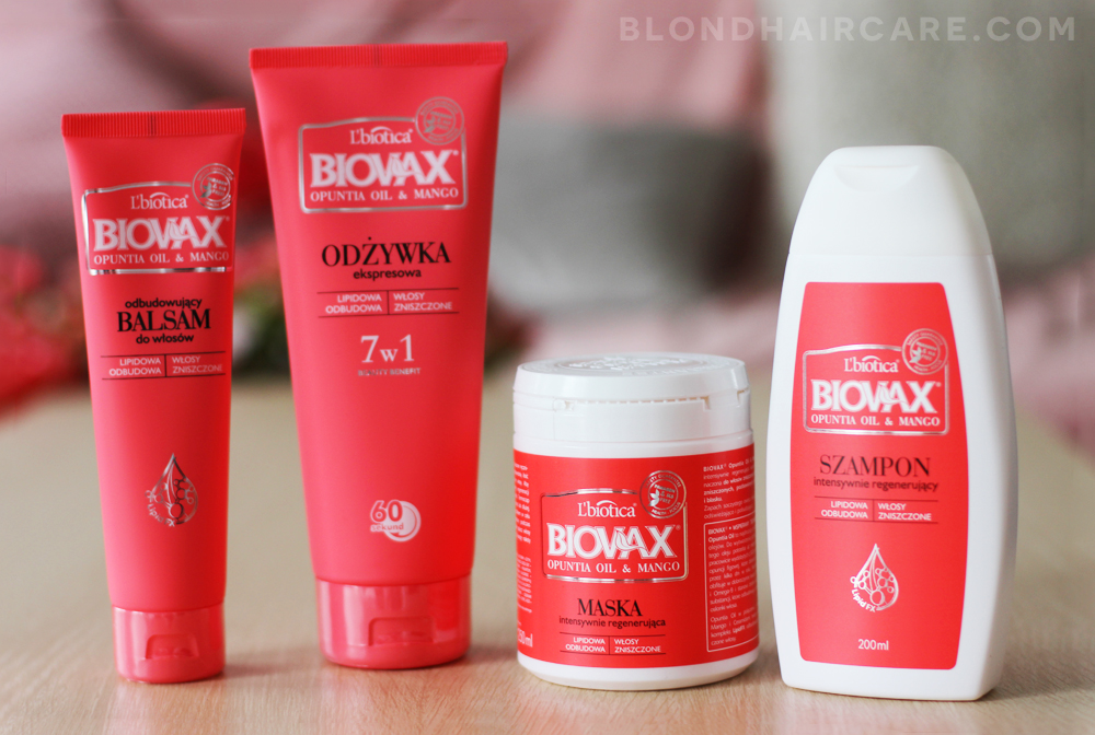 biovax opuntia oil & mango szampon do włosów