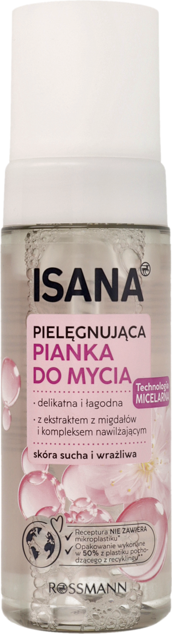 pianka isana do mycia twarzy