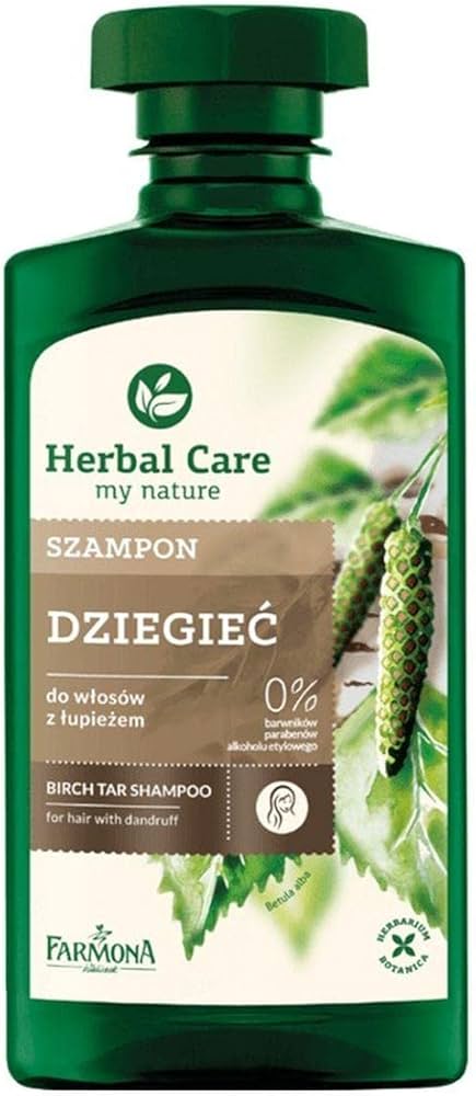 farmona herbal care szampon dziegieć do włosów z łupieżem