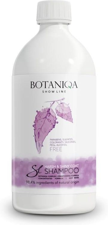 botaniqa show line harsh&shiny coat shampoo szampon dla psów szorstkowłosych