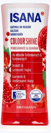 isana odżywka do włosów kwc color shine