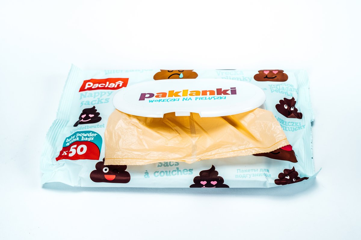 paklanki woreczki na zużyte pieluchy 50szt