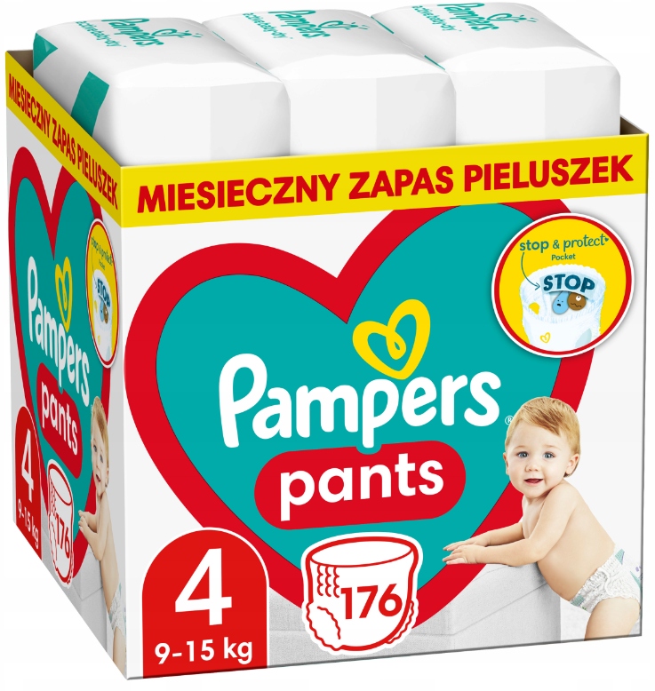 pampers pants 4 zapas miesieczny