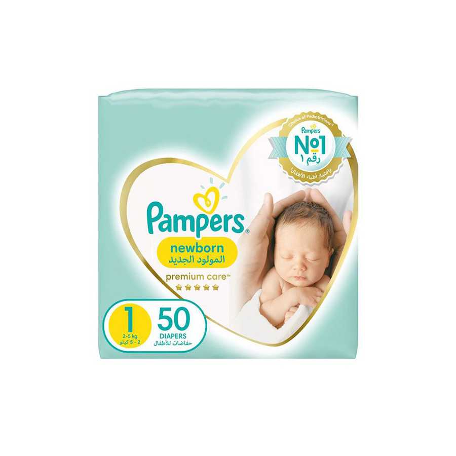 pampers premium care 1 newborn 2-5 kg