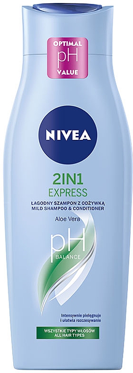 nivea szampon z odżywką 2 in 1 express