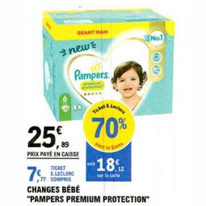 leclrek pampers premium 4