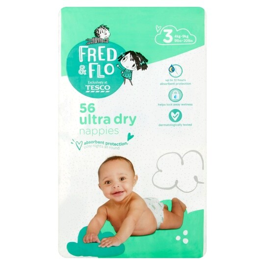 tesco pieluchy fred&flo 3