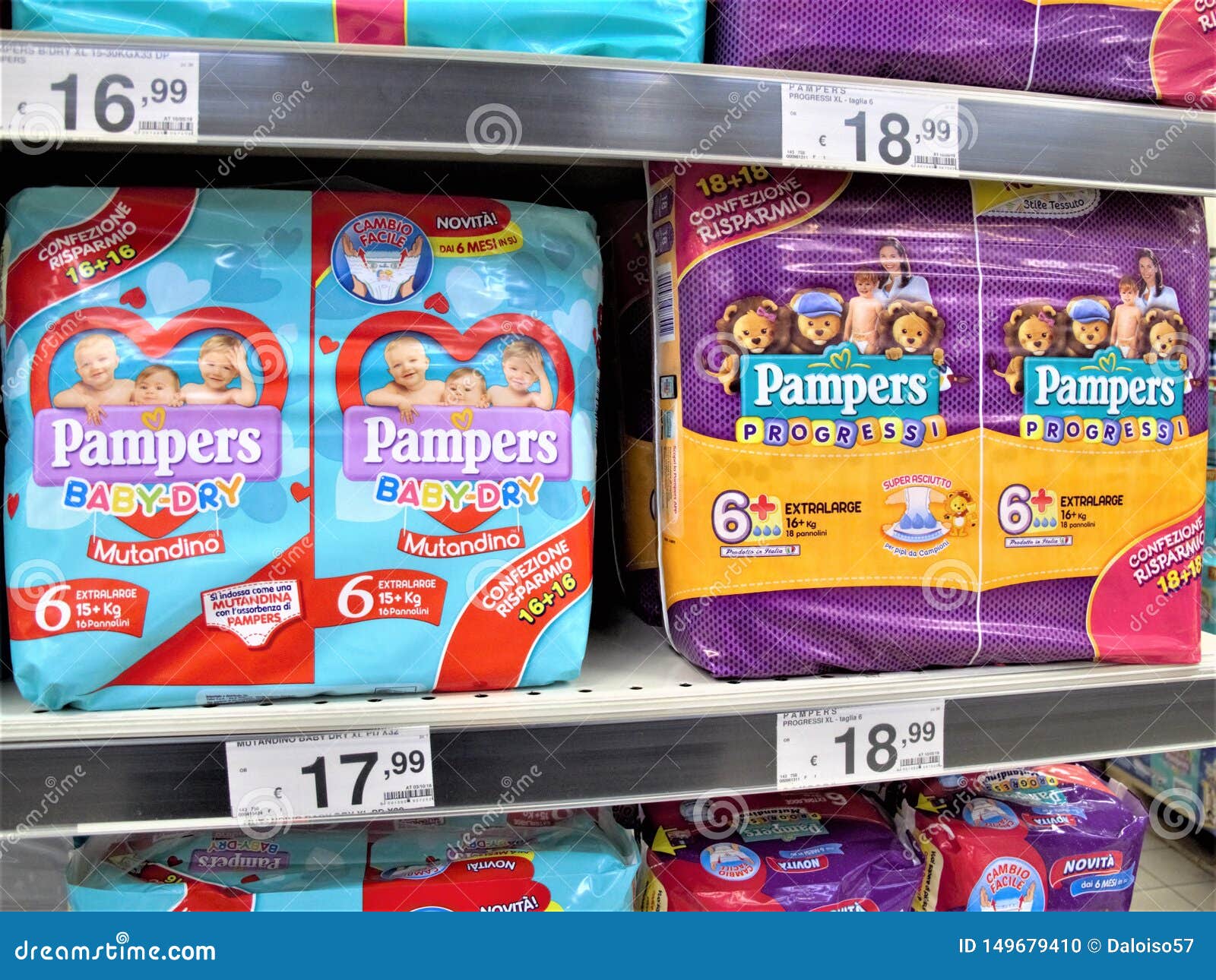 pampers new baby auchan