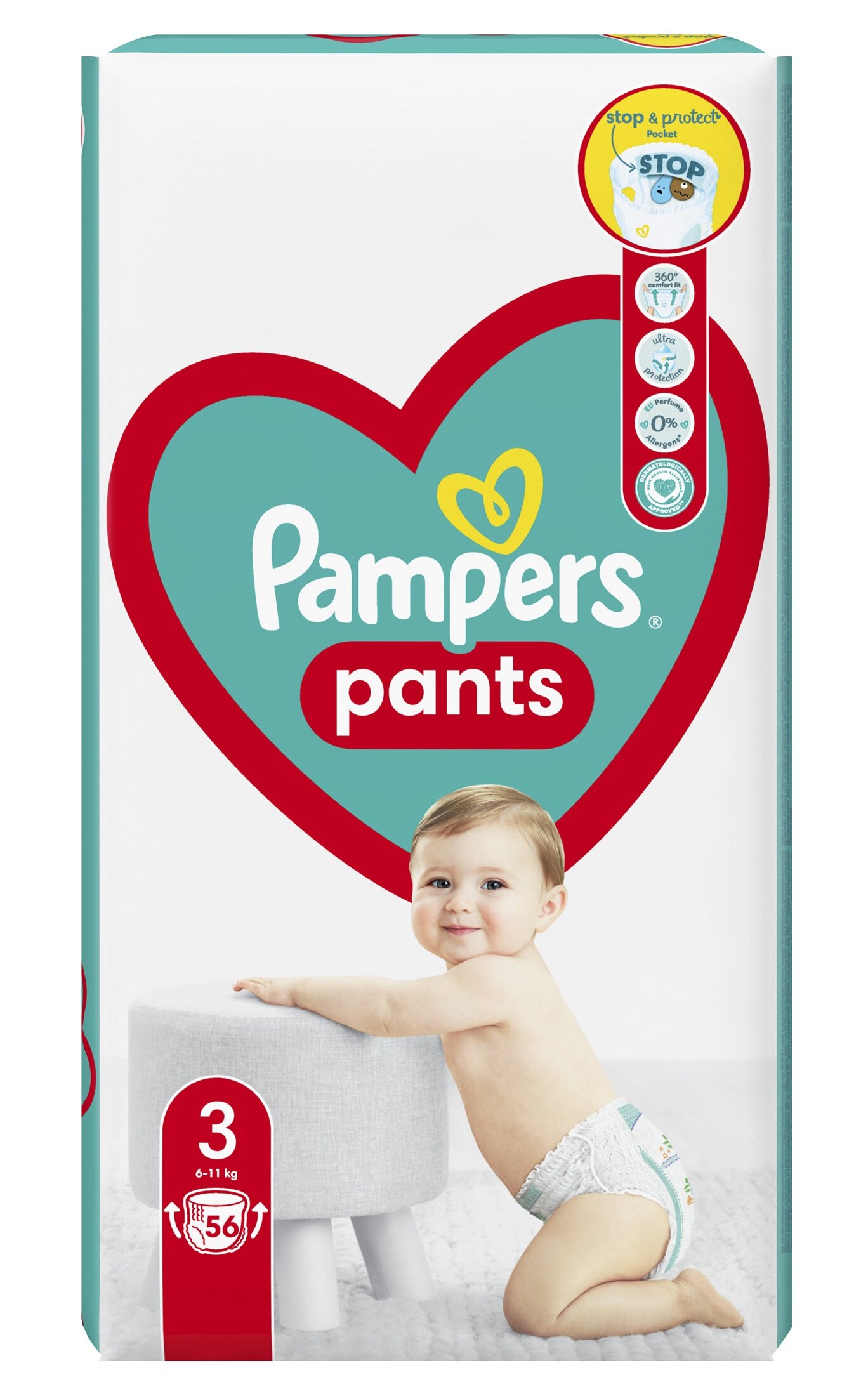 plastikowa taśma pampers pants 3