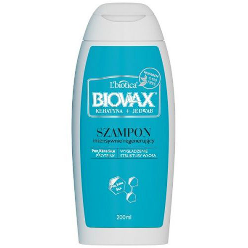 lbiotica biovax intensywnie regenerujący szampon do włosów blond hebe