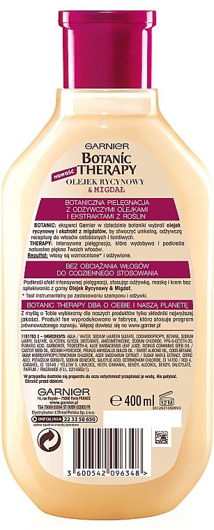 szampon botanic therapy skład