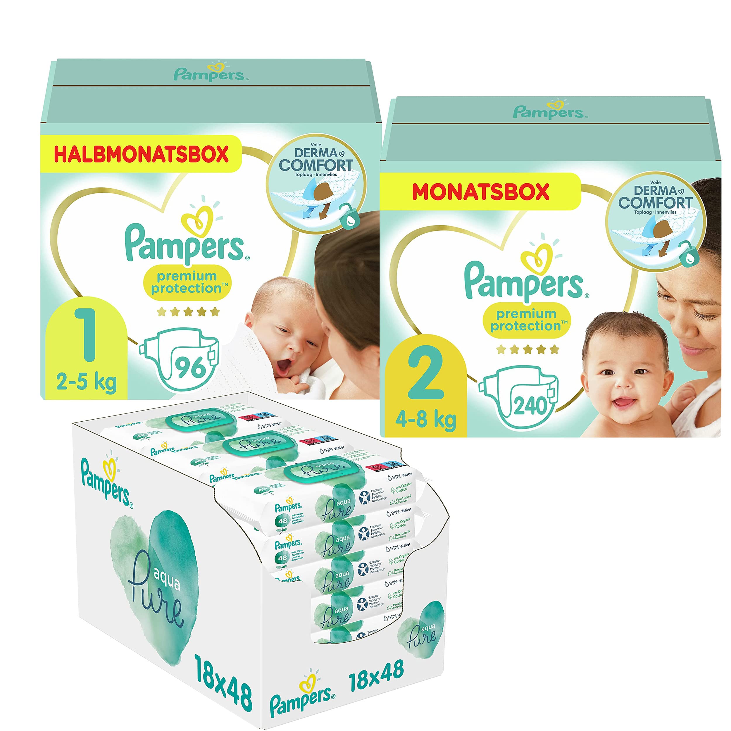 pampers 1 aqua