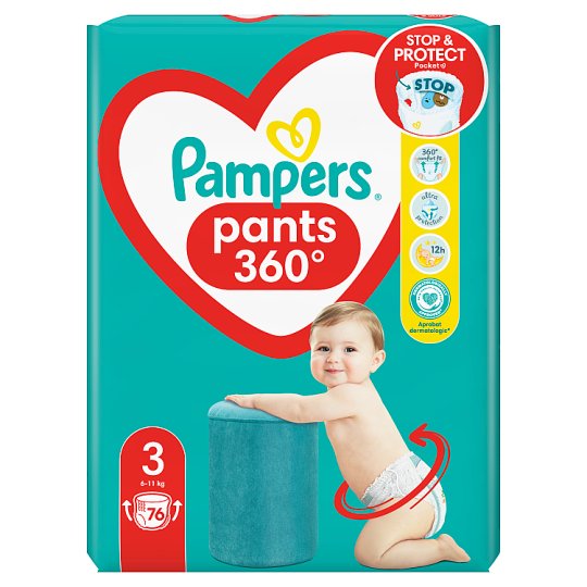 pampers pants 3 60 szt tesco