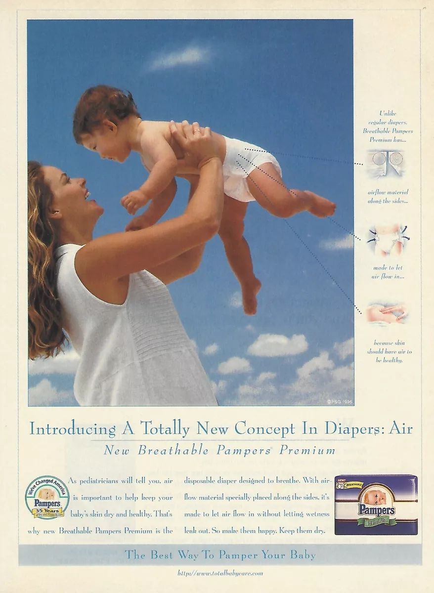 reklama pampers 1996