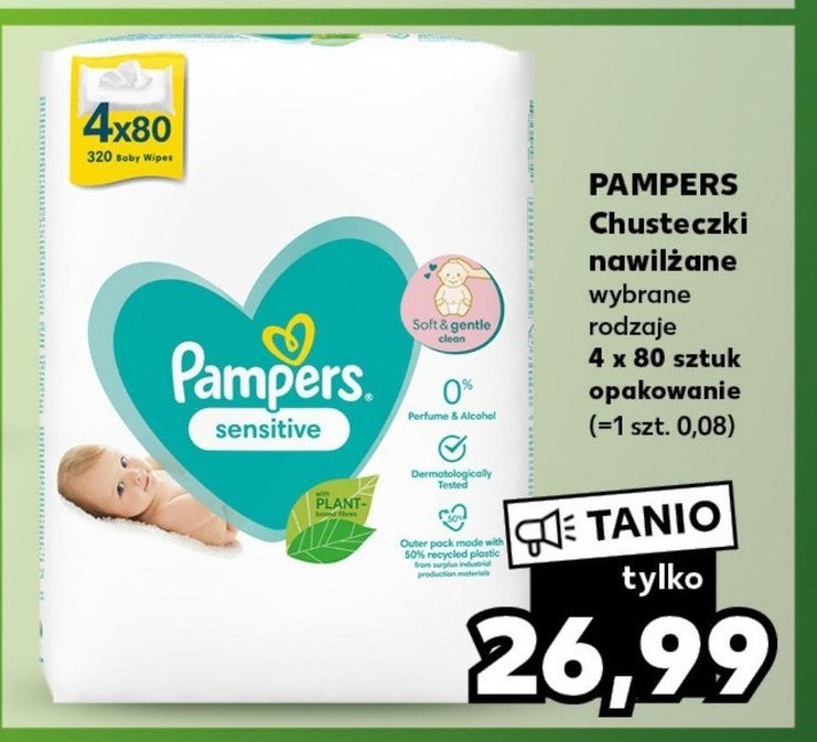 chusteczki pampers promocja