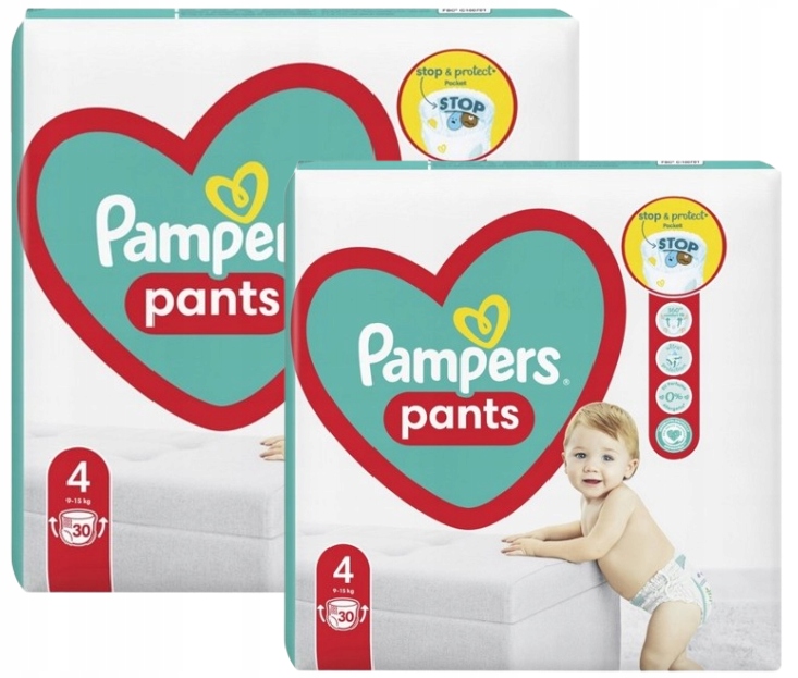 pieluchomajtki pampers 4+ 100 sztuk