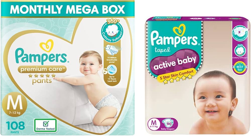 pampers active baby pampers premium care