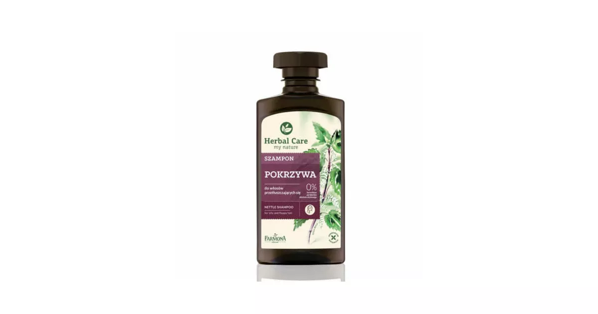 armona herbal care szampon pokrzywa do włosów przetłuszczających się