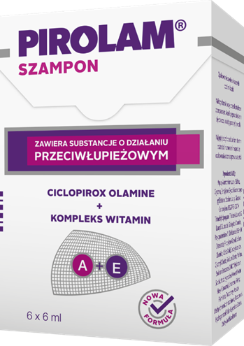 pirolam szampon przeciwłupieżowy z wit.a e saszetki 6 sztuk