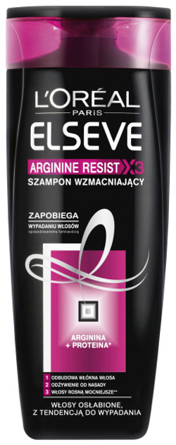 loreal paris elseve arginine resist x3 wzmacniający szampon do włosów